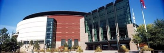 Building in a city Pepsi Center Denver Denver County Colorado USA Canvas Art - Panoramic Images (36 x 12)