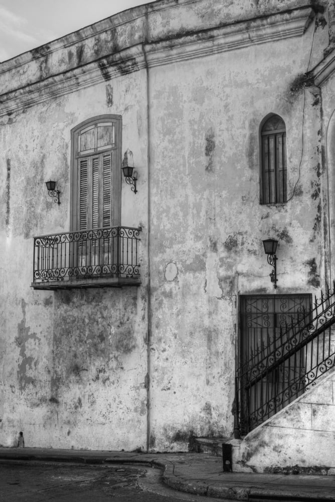 Building in the old city of Havana Havana Cuba Canvas Art - David Chapman Design Pics (24 x 38)