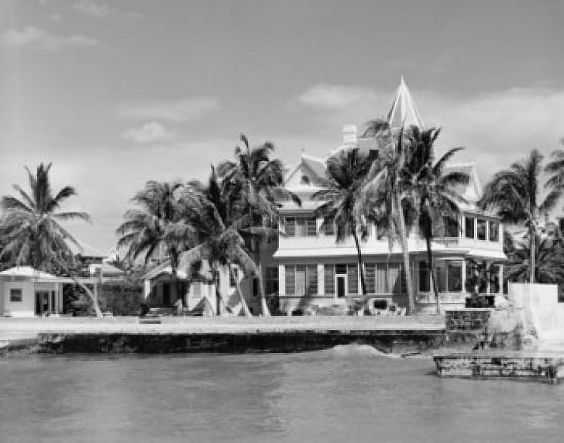 Building on the waterfront Key West Florida USA Canvas Art - (18 x 24)