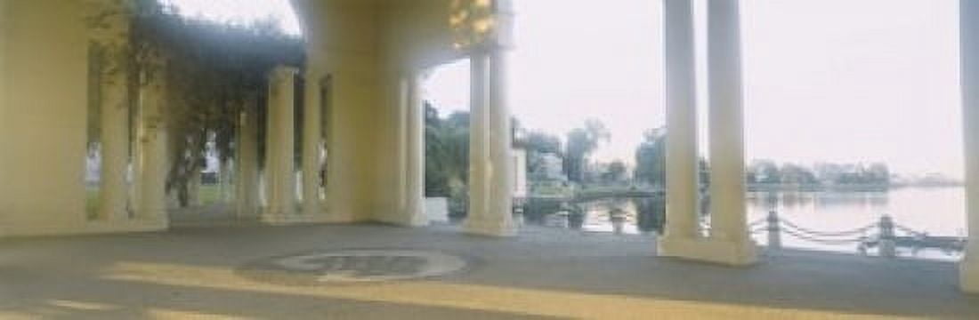 Building on the waterfront Lake Merritt Oakland California USA Canvas Art - Panoramic Images (18 x 6)
