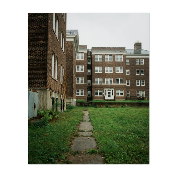 Buildings of Governors Island - Manhattan New York Photography Architecture Vintage Street Photography City Minimalist Unframed Wall Art Print 24 x 32 inches