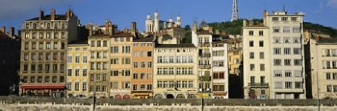 Buildings In A City Lyon France Canvas Art - Panoramic Images (18 x 6)