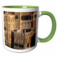 thumbnail image 1 of 3drose, Buildings in Sana, Yemen, 11oz Two-tone Green Mug, 1 of 6