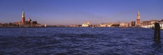 Buildings On The Waterfront Venice Italy Canvas Art - Panoramic Images (36 x 12)