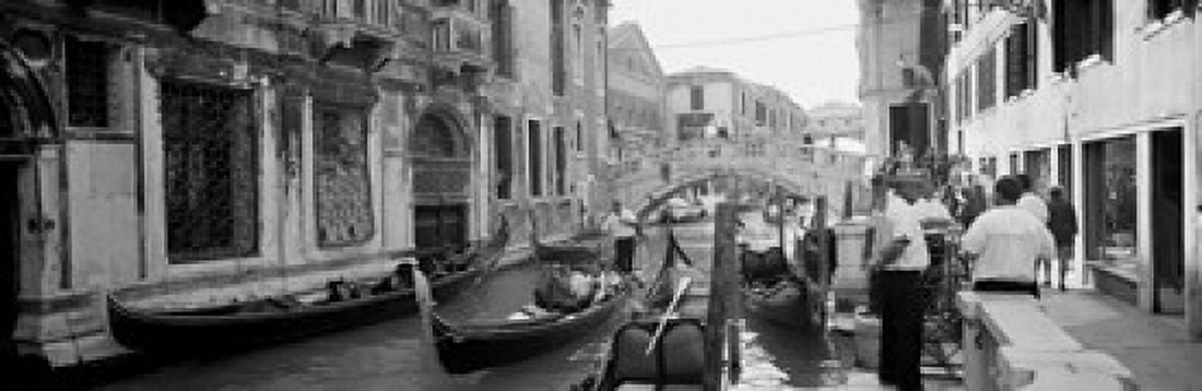 Buildings along a canal Grand Canal Rio Di Palazzo Venice Italy Canvas Art - Panoramic Images (18 x 6)