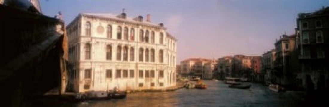 Buildings along a canal Grand Canal Venice Italy Canvas Art - Panoramic Images (18 x 6)