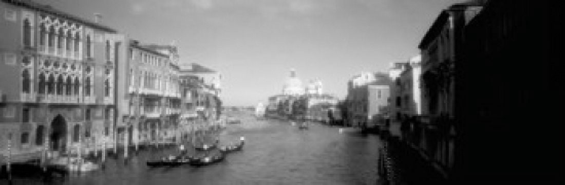 Buildings along a canal Grand Canal Venice Italy Canvas Art - Panoramic Images (36 x 12)