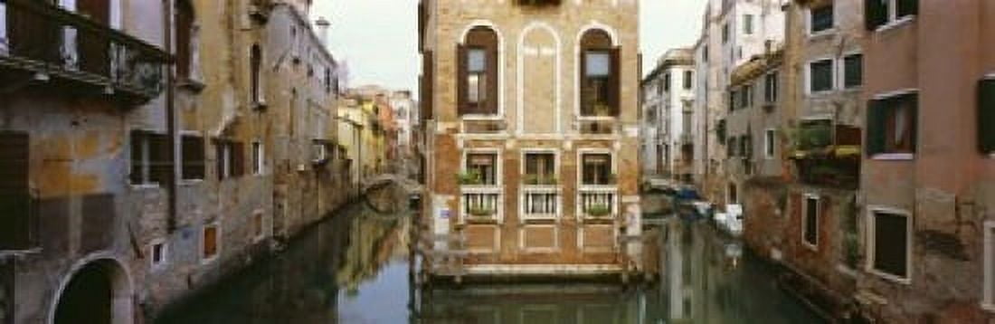 Buildings along a canal Grand Canal Venice Veneto Italy Canvas Art - Panoramic Images (18 x 6)