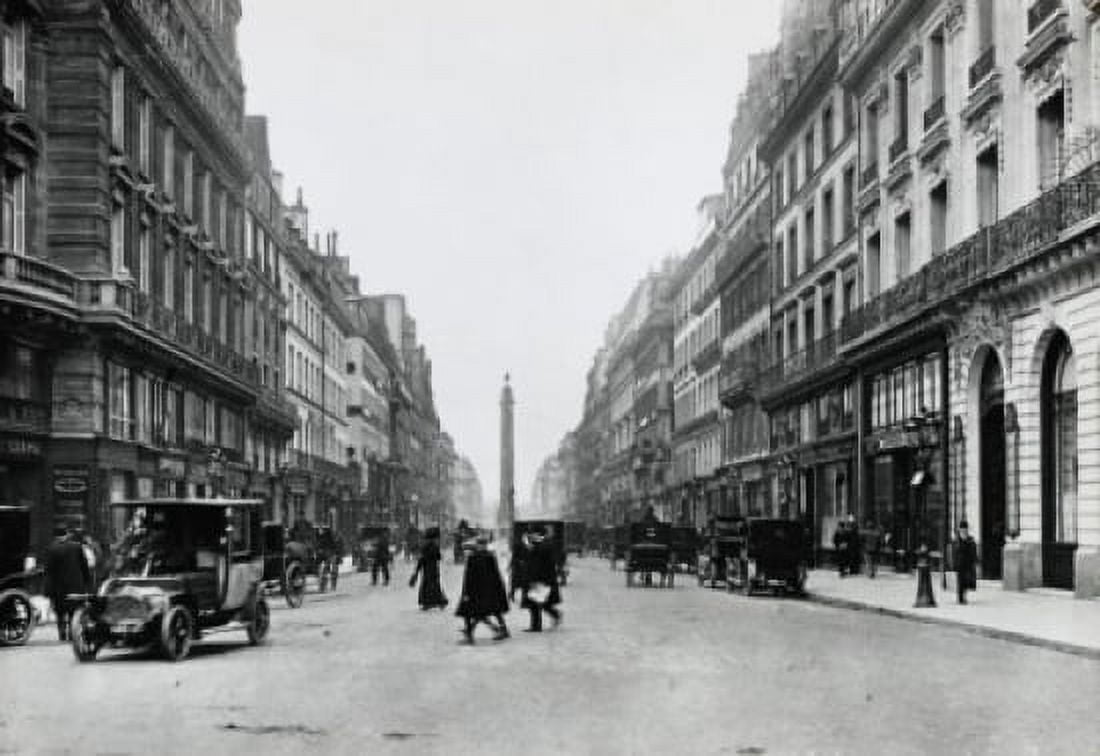 Buildings along a road Rue de la Paix Paris France Canvas Art - (24 x 36)