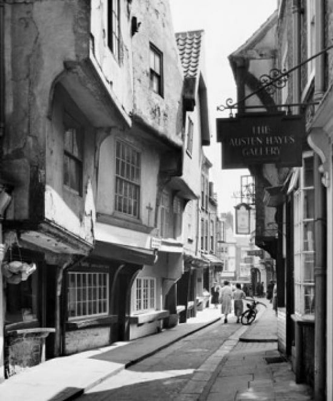 Buildings along a street The Shambles York England Canvas Art - (24 x 36)