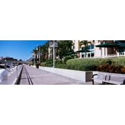 Buildings along a walkway, Garrison Channel, Tampa, Florida, USA Poster Print (36 x 13)