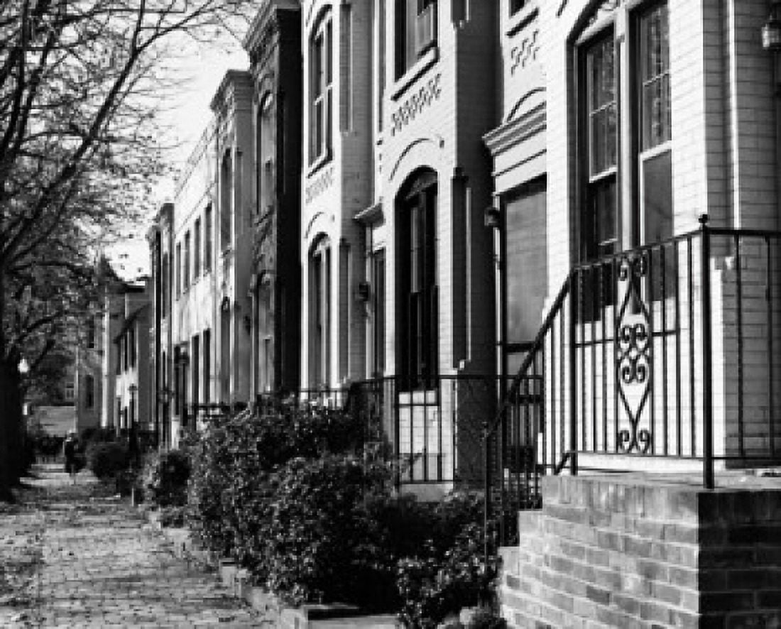 Buildings along a walkway Washington DC USA Canvas Art - (24 x 36)
