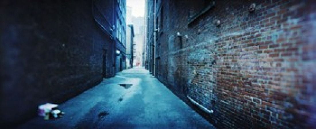 Buildings along an alley Pioneer Square Seattle Washington State USA Canvas Art - Panoramic Images (15 x 6)