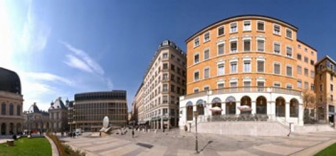 Buildings at Place Louis Pradel Lyon Rhone Rhone-Alpes France Canvas Art - Panoramic Images (24 x 12)