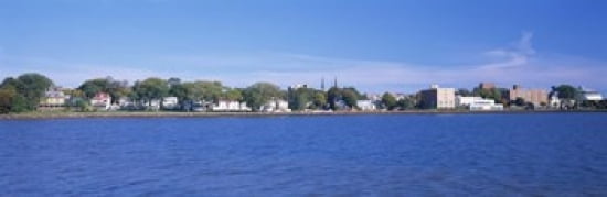 Buildings at the waterfront Charlottetown Prince Edward Island Canada Canvas Art - Panoramic Images (36 x 12)