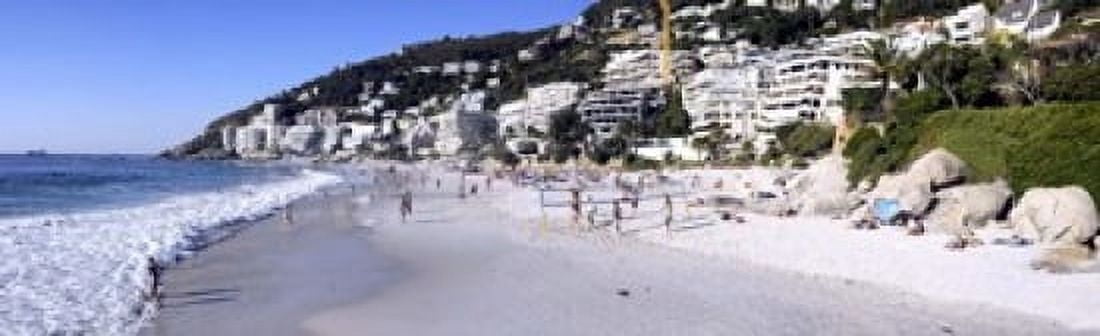 Buildings at the waterfront Clifton Beach Cape Town Western Cape Province South Africa Canvas Art - Panoramic Images (15 x 5)
