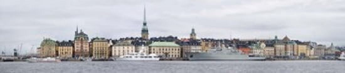 Buildings at the waterfront Gamla Stan Stockholm Sweden 2011 Canvas Art - Panoramic Images (22 x 5)