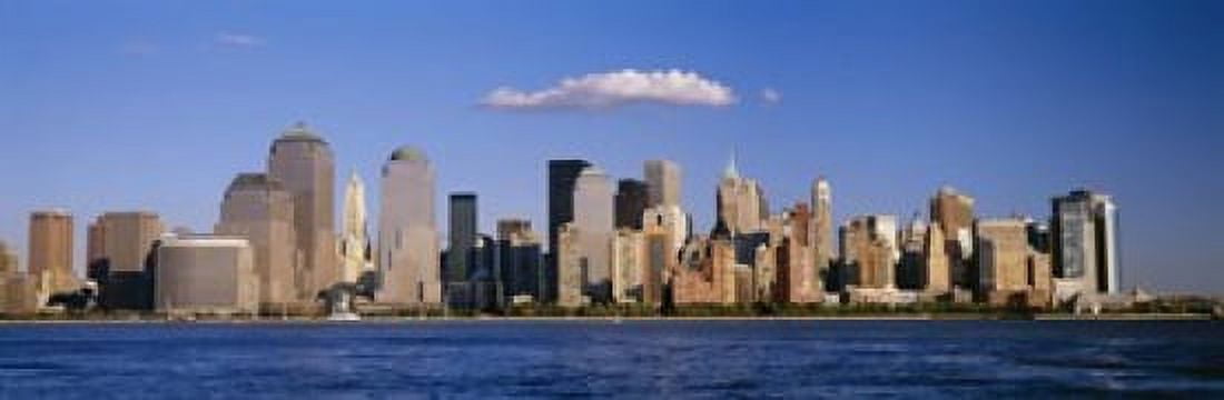 Buildings at the waterfront Manhattan New York City New York State USA Canvas Art - Panoramic Images (18 x 6)