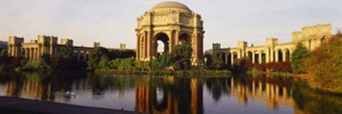 Buildings at the waterfront Palace Of Fine Arts San Francisco California USA Canvas Art - Panoramic Images (18 x 6)