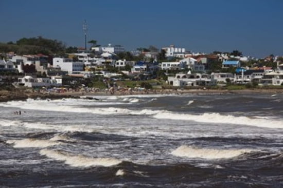 Buildings at the waterfront Playa La Boca La Barra Punta Del Este Maldonado Uruguay Canvas Art - Panoramic Images (24 x 16)