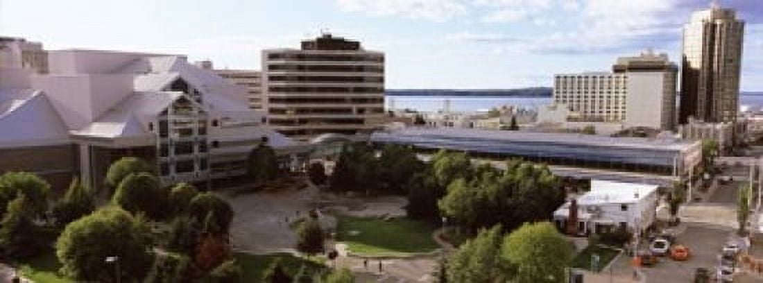 Buildings in a city Alaska Center for the Performing Arts Anchorage Alaska USA Canvas Art - Panoramic Images (18 x 7)