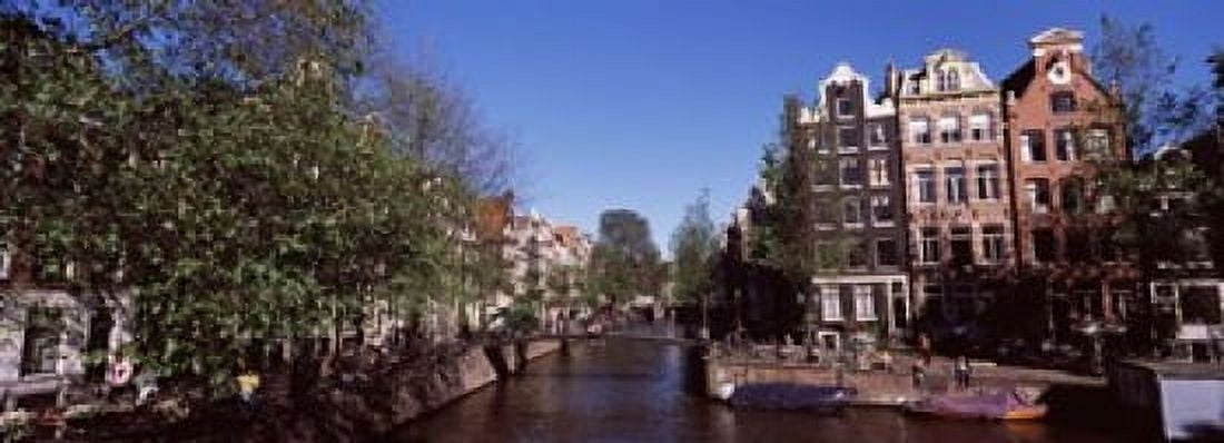 Buildings in a city Amsterdam North Holland Netherlands Canvas Art - Panoramic Images (18 x 7)