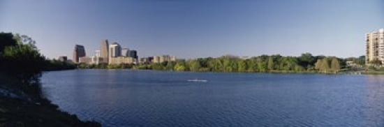 Buildings in a city Austin Texas USA Canvas Art - Panoramic Images (36 x 12)