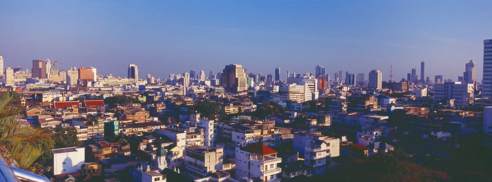 Buildings in a city Bangkok Thailand Canvas Art - Panoramic Images (27 x 9)
