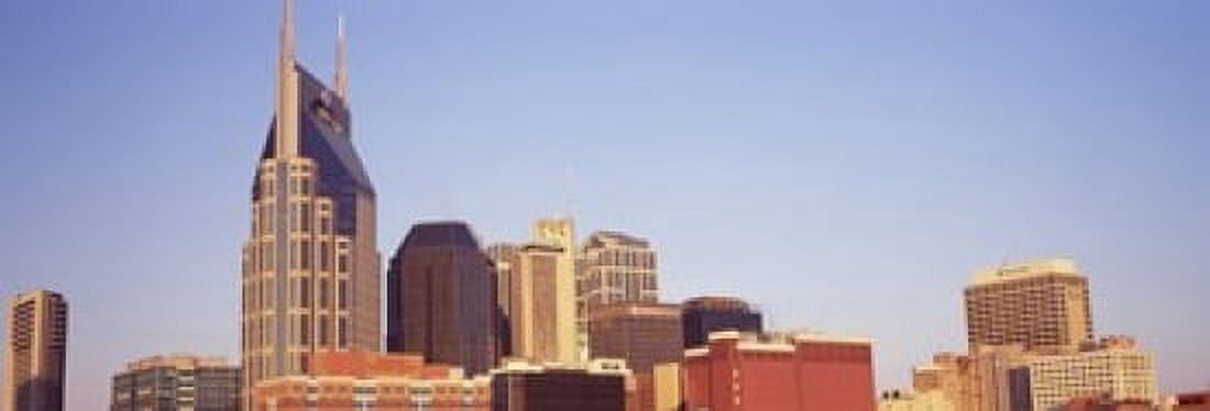 Buildings in a city BellSouth Building Nashville Tennessee USA 2013 Canvas Art - Panoramic Images (18 x 7)