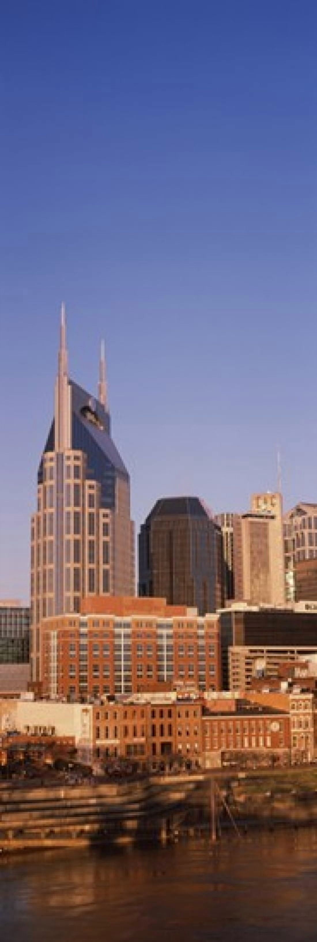 Buildings in a city BellSouth Building Nashville Tennessee USA Canvas Art - Panoramic Images (36 x 12)