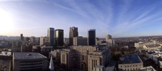 Buildings in a city Birmingham Jefferson county Alabama USA Canvas Art - Panoramic Images (30 x 14)