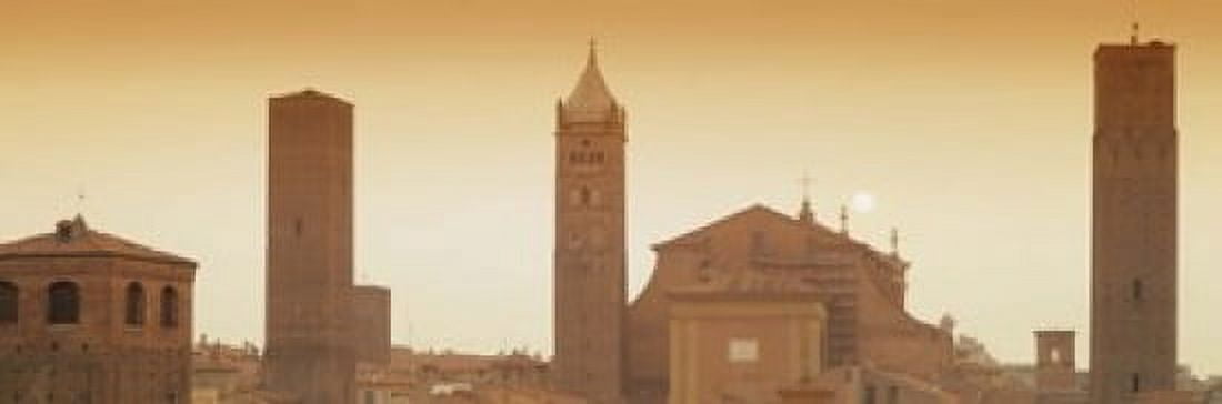 Buildings in a city Bologna Italy Canvas Art - Panoramic Images (18 x 6)