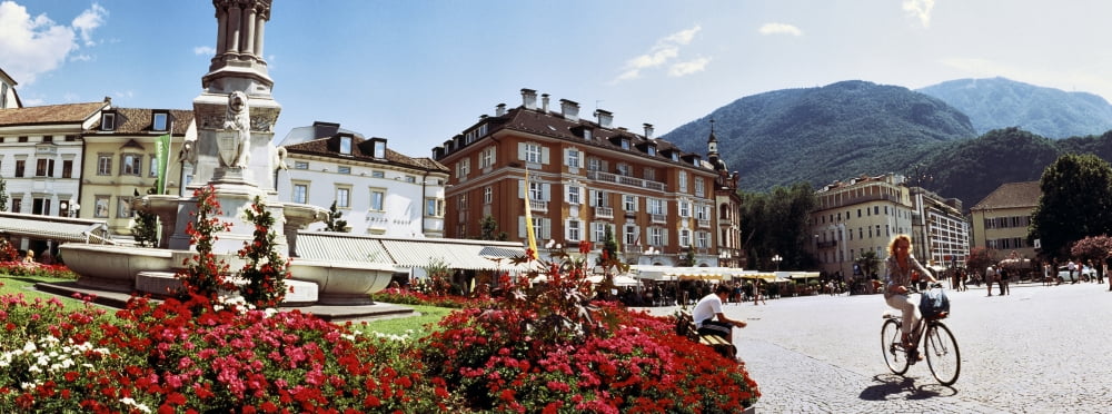Buildings in a city Bolzano Trentino-Alto Adige Italy Canvas Art - Panoramic Images (27 x 9)