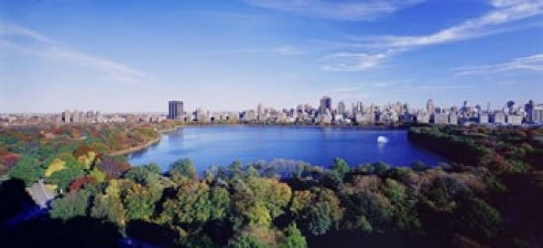 Buildings in a city Central Park Manhattan New York City New York State USA Canvas Art - Panoramic Images (15 x 7)