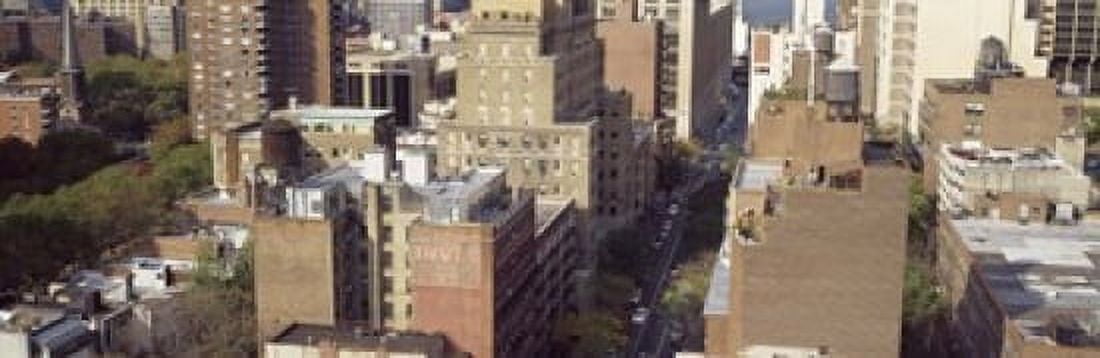 Buildings in a city Chelsea Manhattan New York City New York State USA Canvas Art - Panoramic Images (18 x 6)