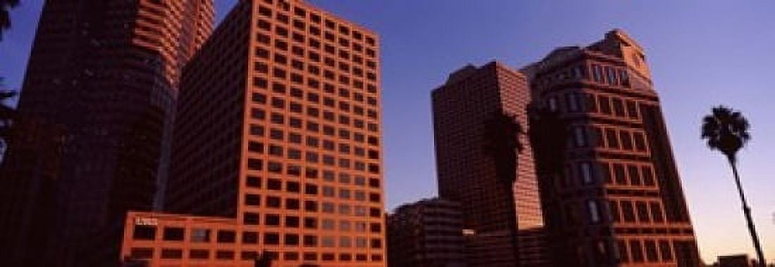 Buildings in a city City of Los Angeles California USA Canvas Art - Panoramic Images (18 x 7)