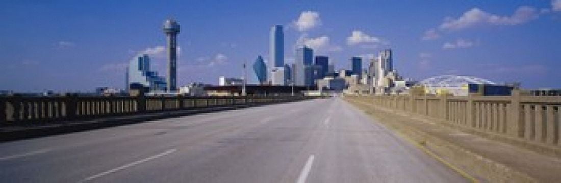 Buildings in a city Dallas Texas USA Canvas Art - Panoramic Images (18 x 6)
