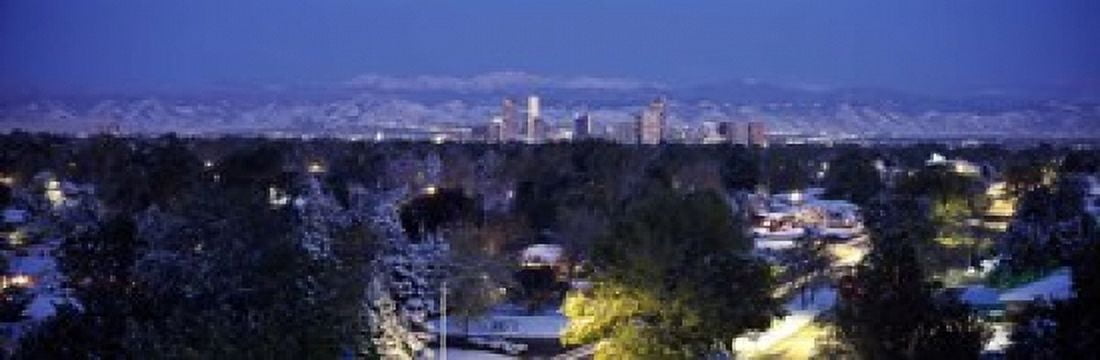 Buildings in a city Denver Denver County Colorado USA Canvas Art - Panoramic Images (18 x 6)