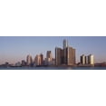 thumbnail image 1 of Buildings in a city, Detroit, Michigan, USA Poster Print (18 x 6), 1 of 1