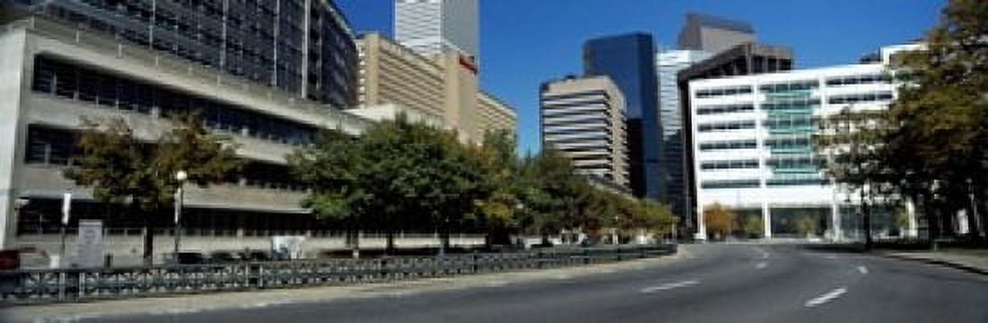 Buildings in a city Downtown Denver Denver Colorado USA Canvas Art - Panoramic Images (18 x 6)