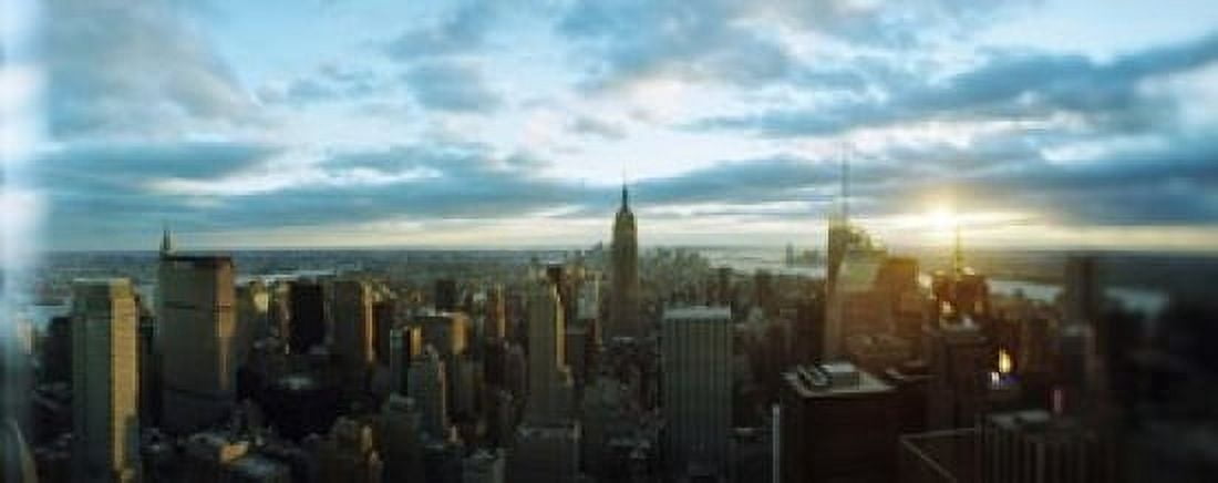 Buildings in a city Empire State Building Manhattan New York City New York State USA 2011 Canvas Art - Panoramic Images (15 x 6)