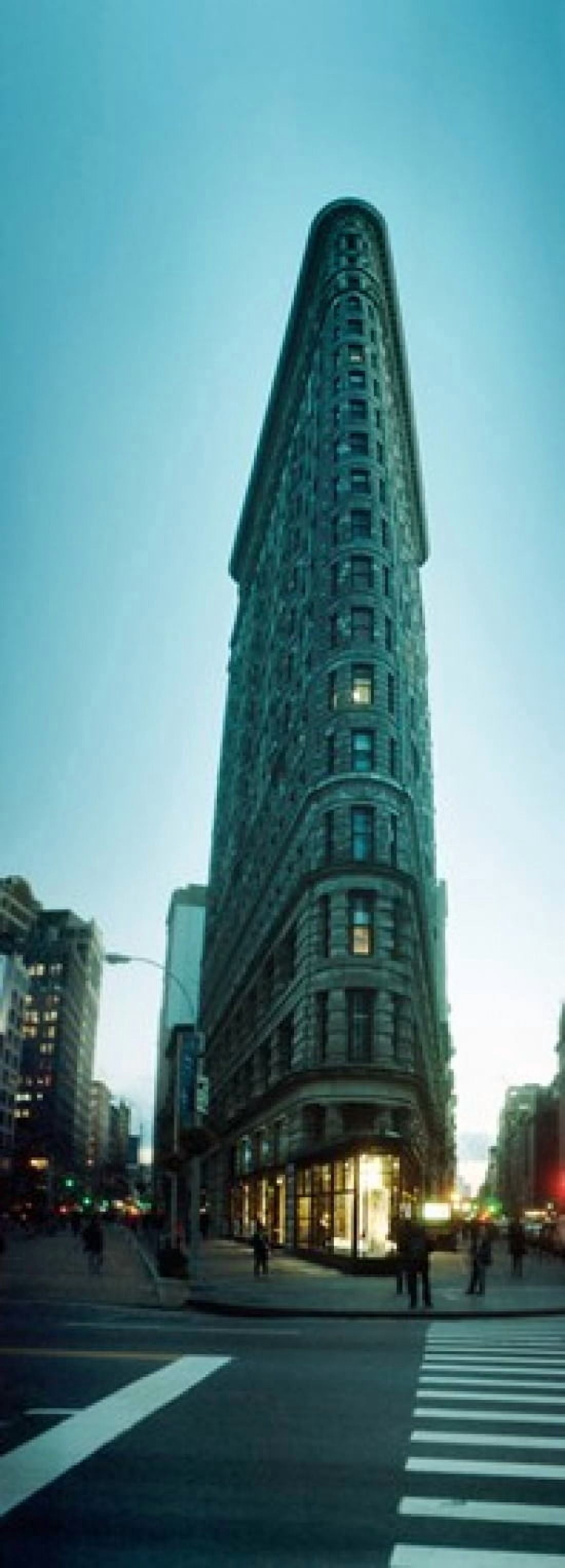 Buildings in a city Flatiron Building 23rd Street Fifth Avenue Manhattan New York City New York State USA Canvas Art - Panoramic Images (18 x 7)