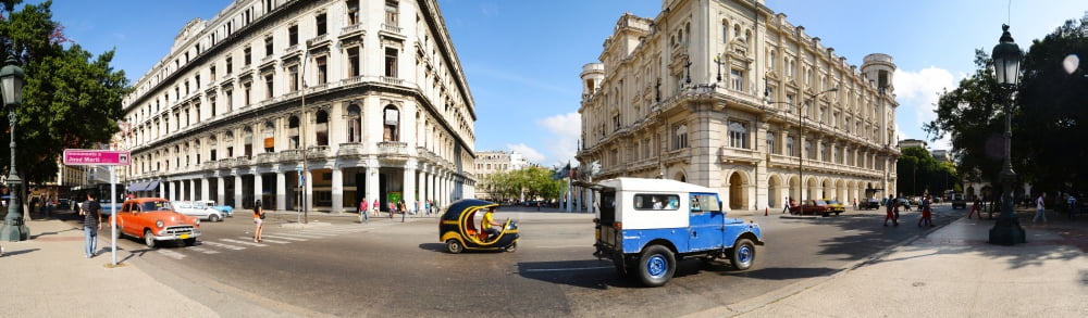 Buildings in a city Havana Cuba Canvas Art - Panoramic Images (36 x 12)