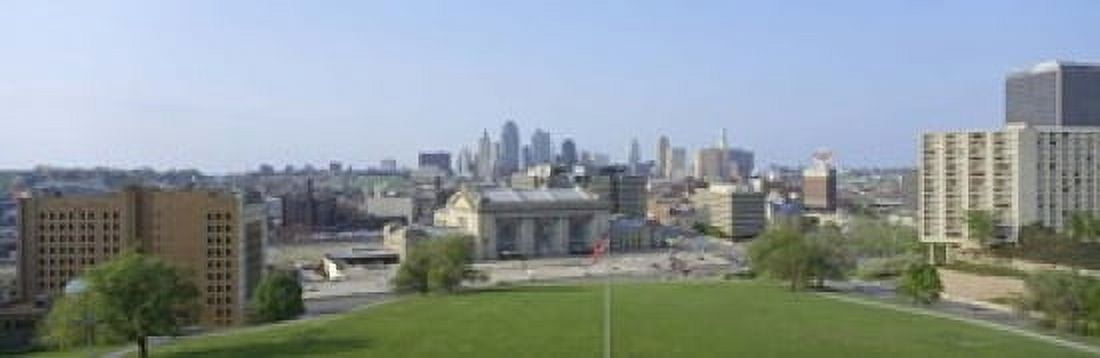 Buildings in a city Kansas City Jackson County Missouri USA Canvas Art - Panoramic Images (18 x 6)