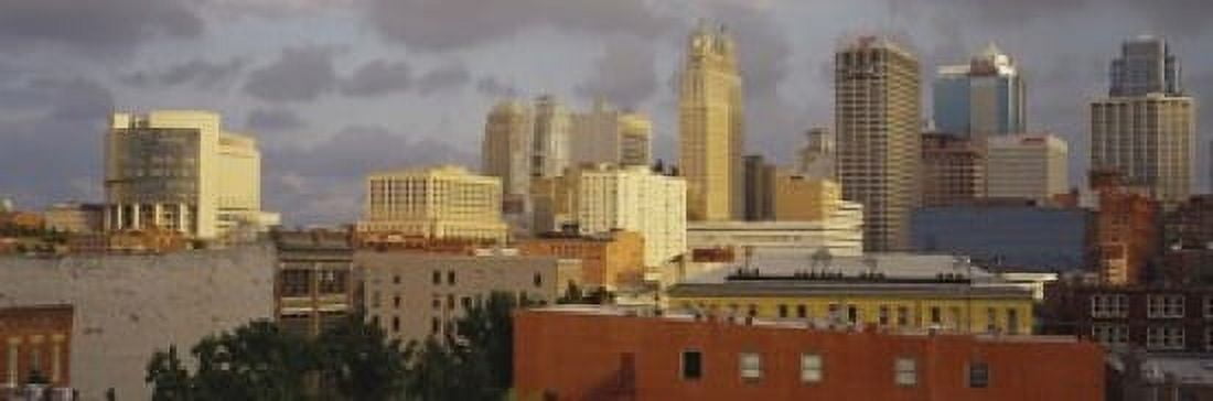 Buildings in a city Kansas City Missouri USA Canvas Art - Panoramic Images (18 x 6)