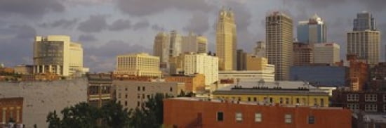 Buildings in a city Kansas City Missouri USA Canvas Art - Panoramic Images (36 x 12)