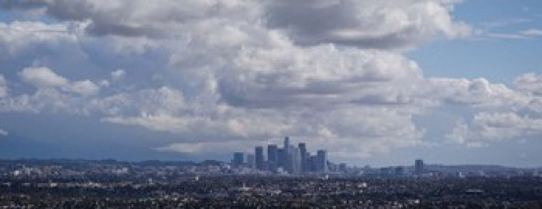 Buildings in a city Los Angeles California USA Canvas Art - Panoramic Images (15 x 6)