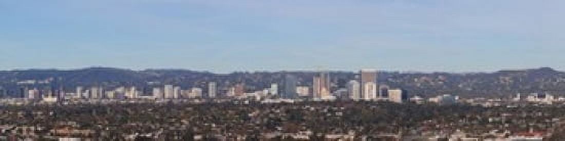 Buildings in a city Los Angeles California USA Canvas Art - Panoramic Images (40 x 10)