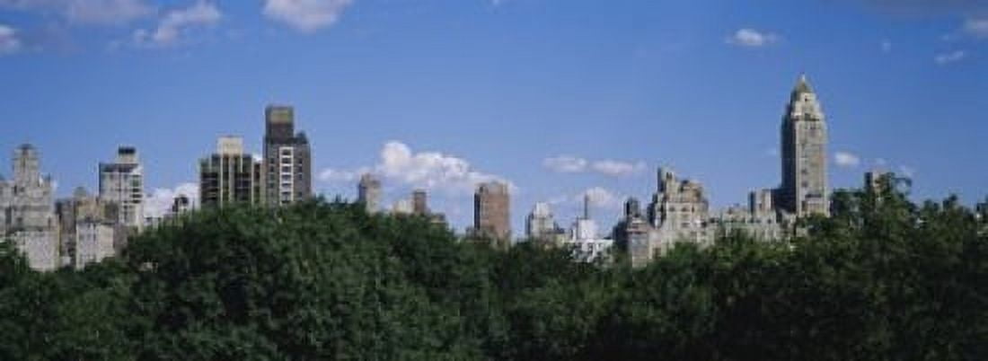 Buildings in a city Manhattan New York City New York State USA Canvas Art - Panoramic Images (18 x 7)