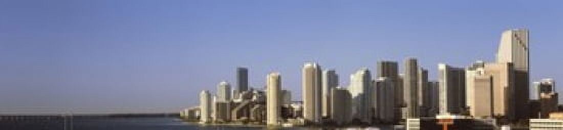 Buildings in a city Miami Florida USA 2012 Canvas Art - Panoramic Images (20 x 5)